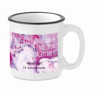 Taza vintage publicitaria